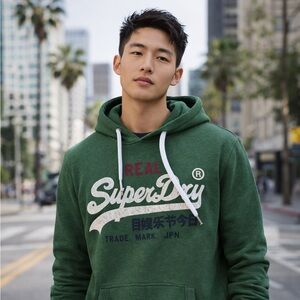 Superdry Forest Green Men's Hoodie xl